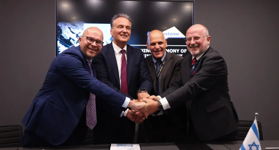 Diehl and Elbit signing