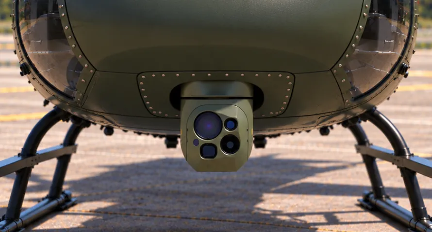 Spectro 12 installed on helicopter