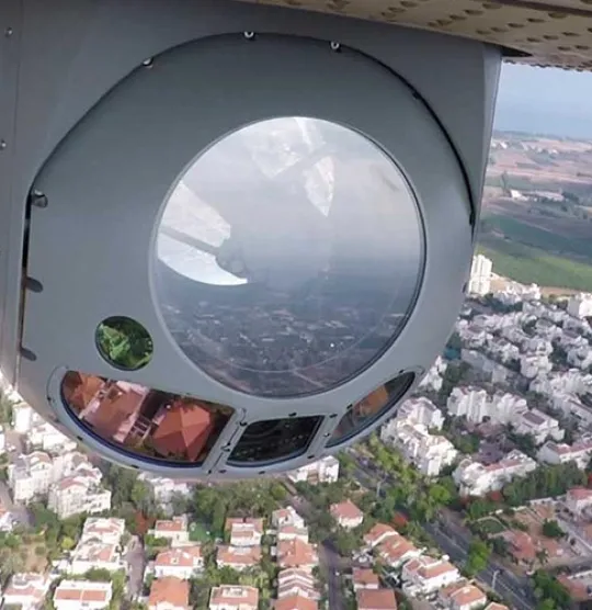 SPECTRO  Multi-spectral electro-optical payload installed on plane