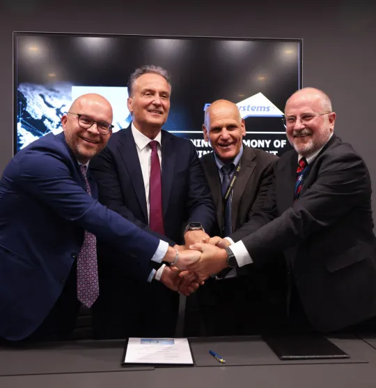 Diehl and Elbit signing