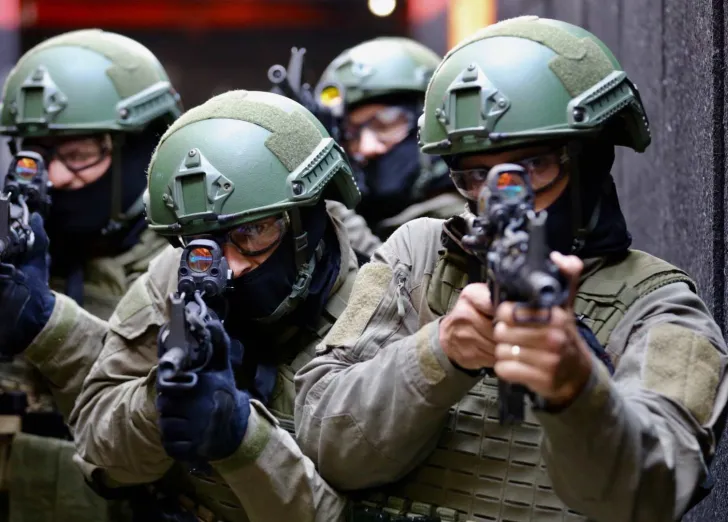 Urban Fighting Academy soldiers training