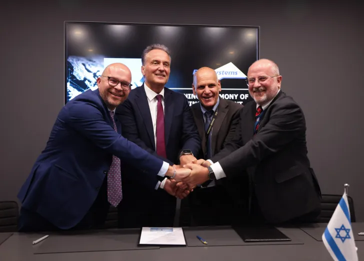 Diehl and Elbit signing