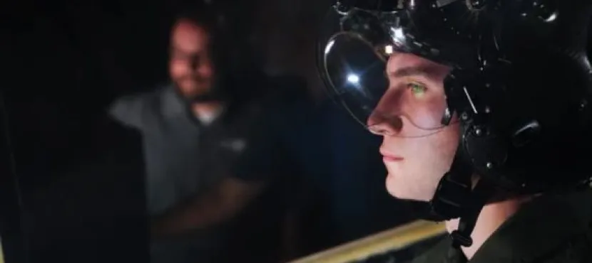 Wearing Helmet Mounted Display