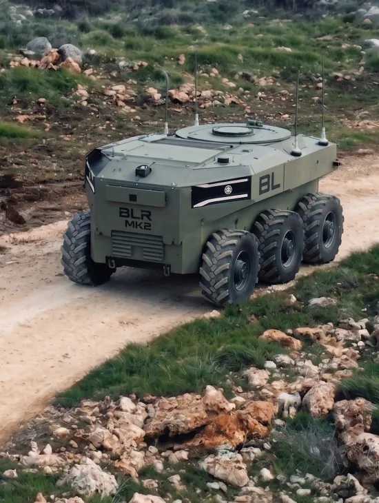 Bluewhite autonomy kit installed on a BL Advance Systems BLR MK2 Platform