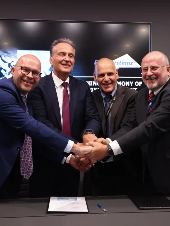 Diehl and Elbit signing