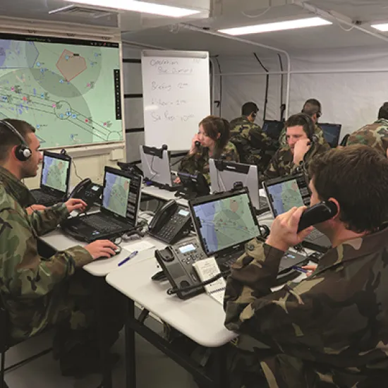 Fixed and Mobile Command HQs