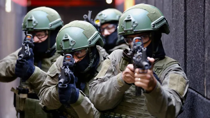 Urban Fighting Academy soldiers training