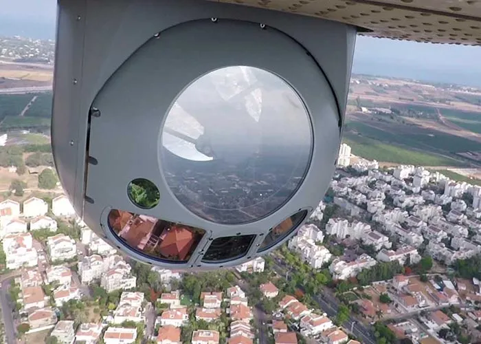 SPECTRO  Multi-spectral electro-optical payload installed on plane