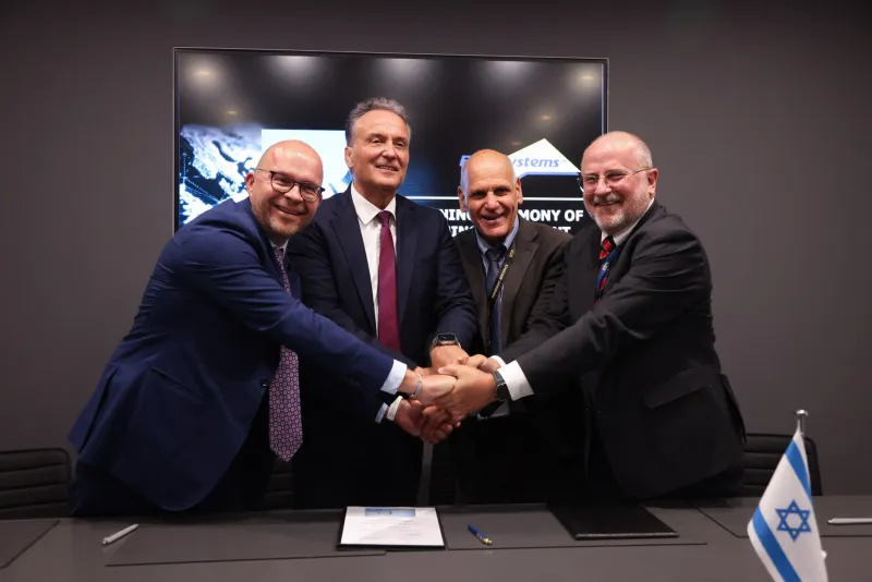 Diehl and Elbit signing