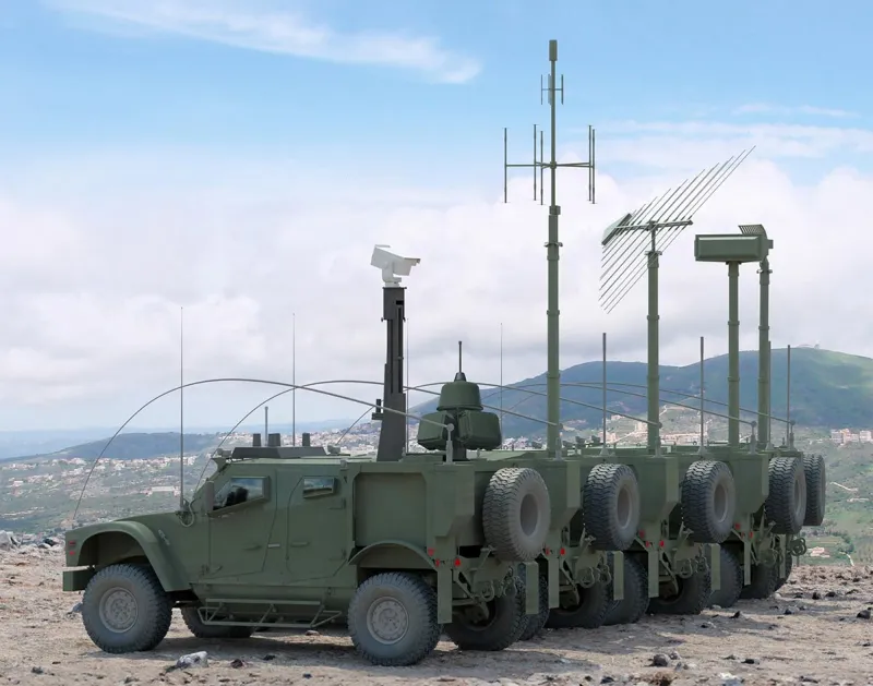 Electronic warfare vehicles