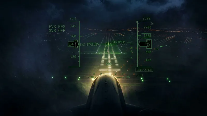 Illustration of landing